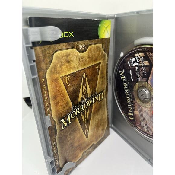 The Elder Scrolls III: Morrowind Platinum Hits Edition(Microsoft Xbox, 2002) CIB - Picture 6 of 10
